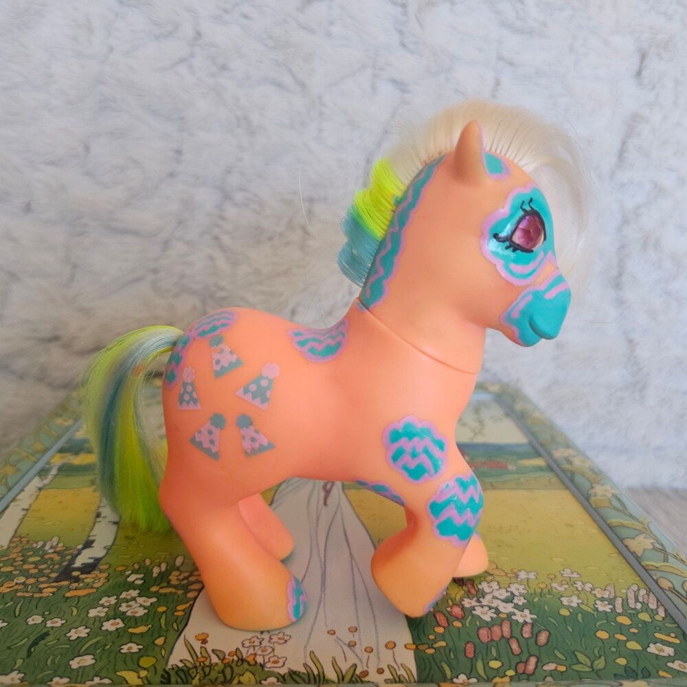 ♡ My Little Pony G1 Custom Repaint Restored Party Time Twinkle Eyed MLP Toy ♡